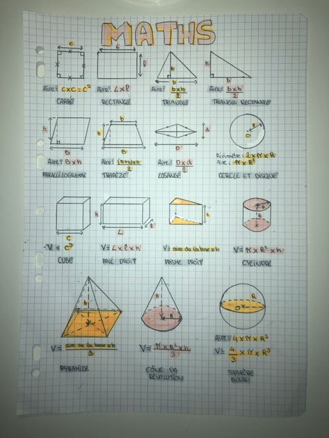 Fiche de révision 3eme #brevet2022 #school #college #3eme School Organisation, Organization Bullet Journal, Learning Mathematics, Math Tutorials, Math Notes, Basic Math Skills, Les Angles, School Organization Notes, Mental Math