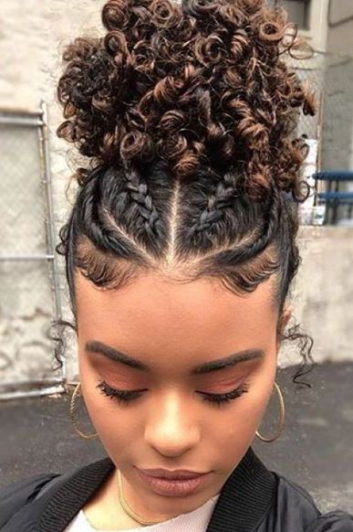 Κούρεμα Bob, Cute Natural Hairstyles, Natural Hair Transitioning, Mixed Curly Hair, Transitioning Hairstyles, Cute Curly Hairstyles, Hairdos For Curly Hair, Natural Hair Styles Easy, Natural Hair Updo