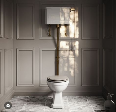 Classical Bathroom, Traditional Toilet, Low Level Toilet, Traditional Bathrooms, Traditional Toilets, Downstairs Toilet, Chrome Fixtures, Chrome Bathroom, Back To Wall Toilets