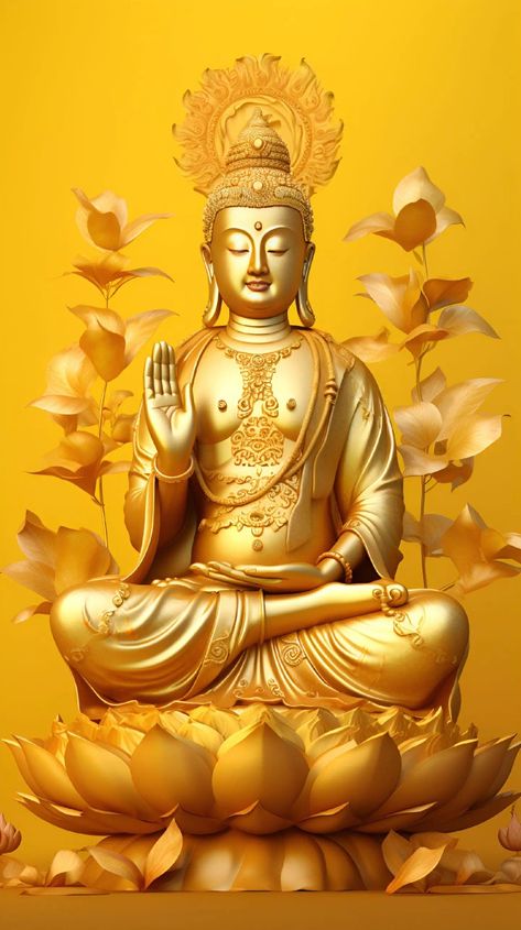 Buddha Wallpaper, Golden Buddha, Buddha Image, Buddhism, Quick Saves