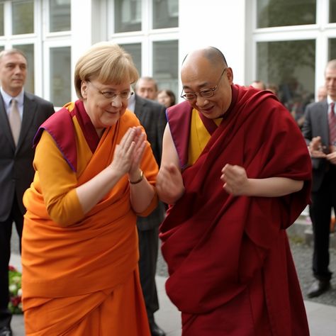 Angela Merkel CCCXLV - der Dalai Lama im Kanzleramt 23 September, Dalai Lama, Fifa