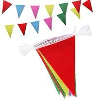 Rainbow Party Decorations, Outdoor Birthday, Party Bunting, Party Garden, Home Wedding Decorations, Pennant Banners, Flag Sizes, Party Banners, Rainbow Flag