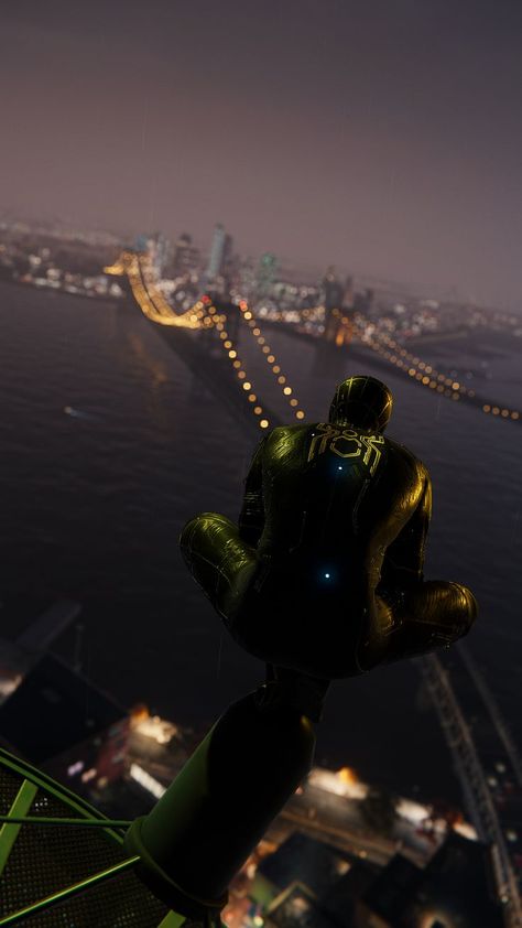 The beauty of nights and lights in this game Marvel Spiderman, The Beauty, Phone Wallpaper, Spiderman, Marvel, Beauty