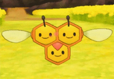 Combee Pokemon, Pokemon Gif, Gotta Catch Them All, Cute Gif, Animated Gif, Cool Gifs, Pokemon, Gif, Art