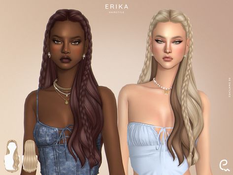 Sims Download, Cc Shopping, Sims 4 Tsr, Mod Hair, Pelo Sims, 4 Characters, Sims 4 Game Mods, Tumblr Sims 4, Natural Palette