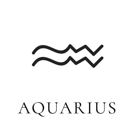 Aquarius Tattoo Design Zodiac Signs, Aquarius Symbol Tattoo, Signs Tattoo, Thistle Tattoo, Aquarius Symbol, Aquarius And Sagittarius, Aquarius And Scorpio, Star Signs Aquarius, Sun Signs