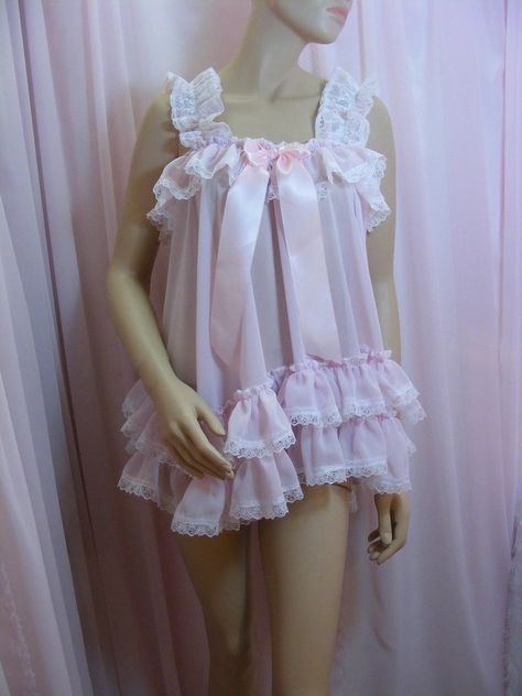 ًً on Twitter: "https://t.co/bAj9pvtyEI" / Twitter Babydoll Style Dress Pattern, Babydoll Aesthetic Pink, Frilly Nightgown, Nighty Night Dress, Red Chiffon Dress, Negligee Dress, Top Cosplay, The Cardigans, Womens Lingerie