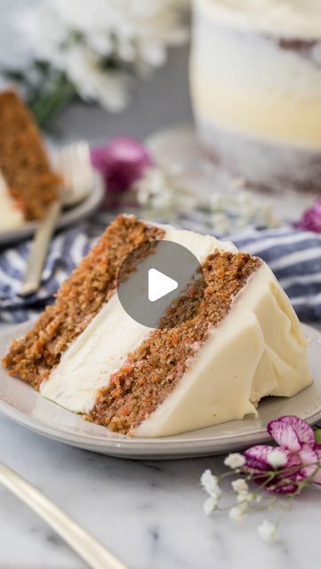 Samantha Merritt on Instagram: "✨PERFECT FOR EASTER!✨

This Carrot Cake Cheesecake consists of two layers of moist carrot cake sandwiched around a rich cheesecake. It’s topped with a whipped cream cheese icing for one decadent, but surprisingly refreshing, dessert.

For the recipe comment “dessert” or find it here: https://sugarspunrun.com/cheesecake-layered-carrot-cake/

#carrotcake #carrotcakecheesecake #cake #cakesofinstagram #madefromscratch #caketime #easterdessert #easterdesserts #instagood #instayum #fromscratch #carrots #creamcheesefrosting #dessert #springtimevibes #easterrecipes @thefeedfeed @thefeedfeed.baking #huffposttaste" Whipped Cream Cheese Icing, Moist Carrot Cake, Rich Cheesecake, Moist Carrot Cakes, Carrot Cake Cheesecake, Cake Cheesecake, Easter Goodies, Whipped Cream Cheese, Cream Cheese Icing