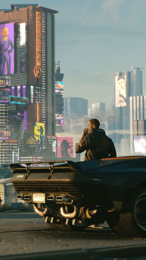 CYBERPUNK 2077 Night City day time New Retro Wave, Cyberpunk Aesthetic, Cyberpunk City, Arte Cyberpunk, Futuristic City, Cyberpunk Art, Cyberpunk 2077, Night City, Blade Runner