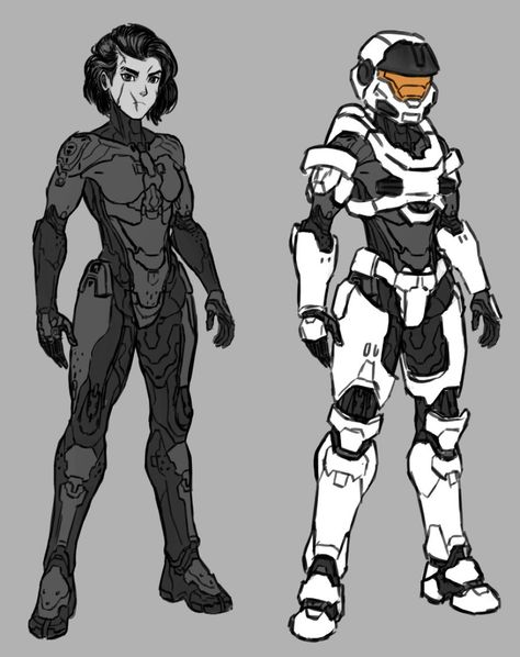 Clone Armor Concept, Halo Spartan Oc, Halo Characters, Halo Oc, Spartan Halo, Halo Spartan Armor, Halo Drawings, Halo Spartan, Halo Series