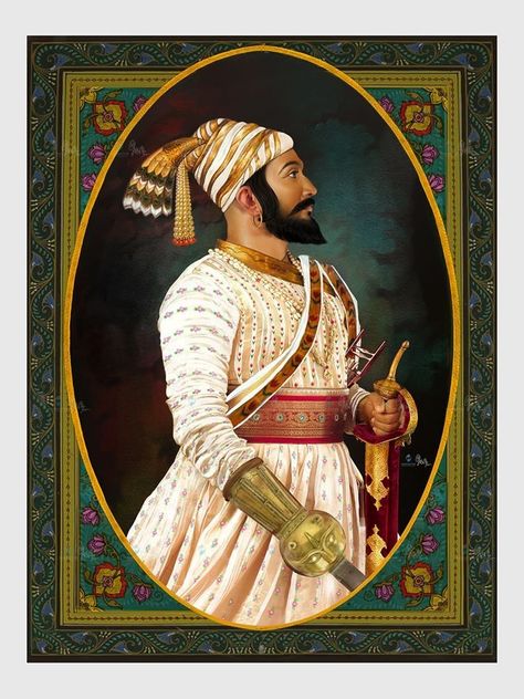 Chatrapati Shivaji Maharaj Hd Wallpaper, Maratha Empire, Chatrapati Shivaji Maharaj, Mughal Pattern, Shivaji Maharaj Painting, Chatrapati Shivaji, Historical India, Chhatrapati Shivaji Maharaj, Shivaji Maharaj Hd Wallpaper