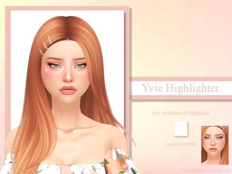 Sims 4 Cc Orange Hair, Winter Eyeshadow, Sims 4 Cc Hair, Fall Eyeshadow, Hair Orange, Orange Eyeshadow, The Sims 4 Skin, Makeup Cc, Sims 4 Mm Cc