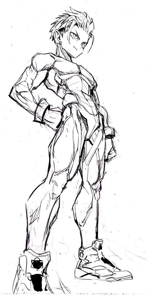 Punch Drawing Pose, Punch Pose Reference Drawing, Yusuke Murata, Dynamic Poses Drawing, Gesture Drawing Poses, Manga Poses, Action Pose Reference, One Punch Man Manga, Man Sketch