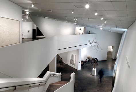 Modern Interior Design of the Art Museum in Denver.  #modern #interior #design #museum #denver Art Museum Architecture, Denver Museums, Daniel Libeskind, Museum Interior, Modern Architecture Design, Denver Art, Denver Art Museum, Art Simple, Museum Architecture