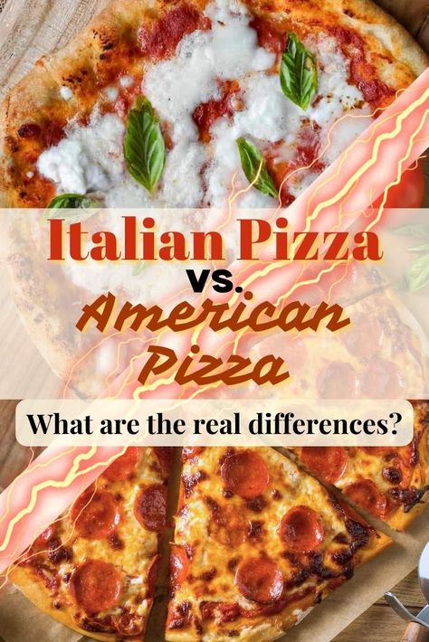 Italian Pizza vs. American Pizza: What are the real differences? Real Italian Pizza, American Pizza, Italian Custard, Tuscan Pasta, Authentic Italian Pizza, Frozen Pasta, Types Of Pizza, Italian Sausage Pasta, Budget Family Meals