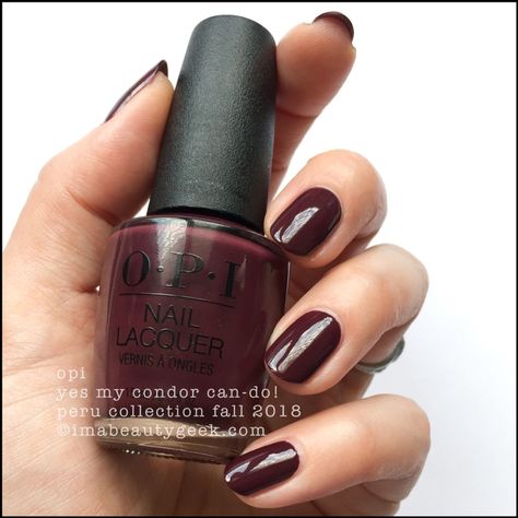 OPI Yes, My Condor Can-do! – OPI Peru Fall 2018 Opi Yes My Condor Can Do Gel, Yes My Condor Can Do Opi, Winter Manicures, Opi Swatches, Trendy Nails Fall, Fall Pedicure, Opi Colors, Pedicure Colors, Fall Nail Trends