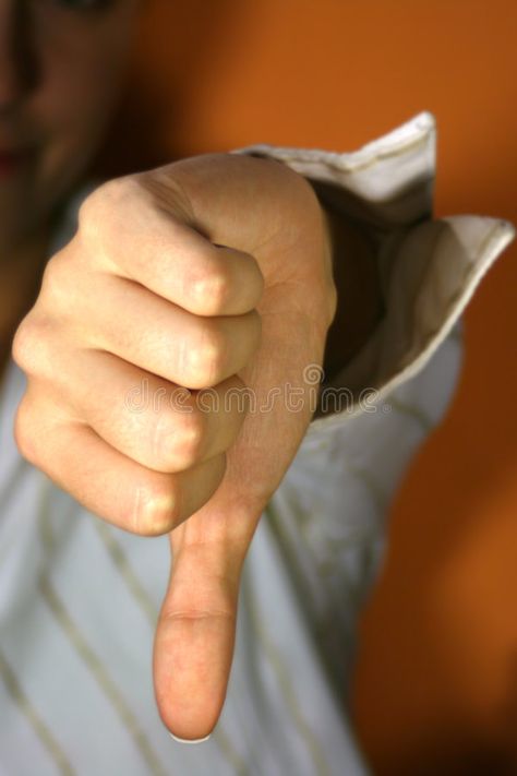 Bad news. Hand - female hand with thumb down #Sponsored , #Paid, #ad, #news, #thumb, #hand, #Bad Thumb Down, Pointing Reference, Man Pointing, Thumbs Down, Design Sketchbook, Bad News, Upside Down, Stock Photography, Photo Image