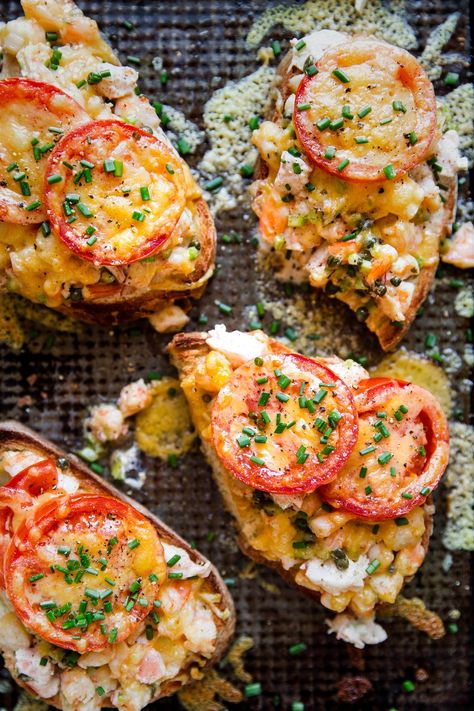 Shrimp melts are everything you love about tuna melts, but better because—duh—they’re made with shrimp. And capers. And Old Bay seasoning. Old Bay Crab Dip, Shrimp Melt, Shrimp Sandwich Recipes, Old Bay Seasoning Recipe, Old Bay Salmon, Old Bay Recipes, Old Bay Wings, Old Bay Crab Cakes, Creamy Seafood Pasta