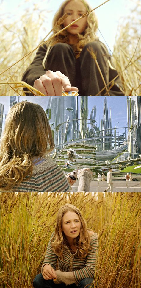 Casey Newton (Britt Robertson) embarks on a mission to unearth the secrets of #Tomorrowland. Tomorrowland Movie Aesthetic, Tomorrowland Film, Brittany Robertson, Disney Tomorrowland, Tomorrowland Movie, Casey Newton, Iron Man Cartoon, Solar Punk, Future Nostalgia