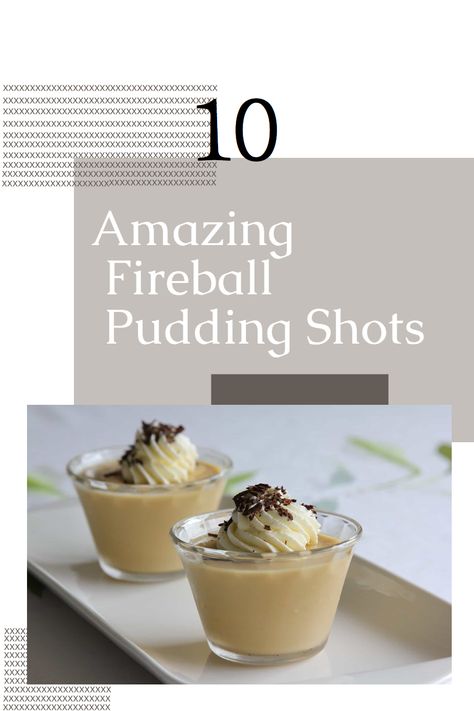 Pudding Shots Fireball, Pudding Shots With Fireball, Fireball Pudding Shots Recipes, Pudding Shots Kahlua, Summer Pudding Shots, Fireball Pudding Shots, Fireball Desserts, Butterscotch Pudding Shots, Alcohol Popsicles