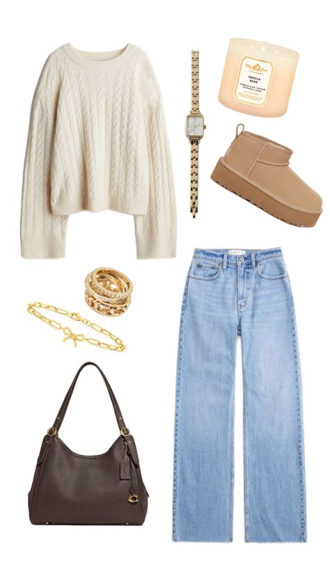 #outfit #outfitinspo #fall #christmas #holiday #winter #snow #casual #party #holidayseason #christmaslist #xmas #fashion #ootd Coastal Winter Outfits, Beachy Winter Outfits, Winter Beach Outfit, Coastal Winter, Trip Fits, Xmas Fashion, Bored Jar, Winter Beach, Girl Closet