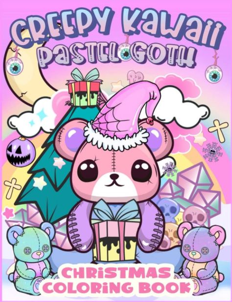 Creepy Kawaii Pastel Goth Christmas Coloring book: A Cute & Spooky Gothic Stocking Stuffer Christmas Coloring Book for Adults Coloring Pastel Goth Christmas, Creepy Kawaii, Goth Christmas, Christmas Coloring Book, Kawaii Pastel Goth, Adults Coloring, Kawaii Christmas, Christmas Coloring Books, Coloring Art