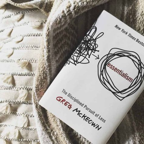 Essentialism by Greg McKeown (Book Summary + Infographic) | Sloww Essentialism Book, Organization Books, Greg Mckeown, Work Hacks, Digital Minimalism, Work Hack, Type Of Writing, Table Books, Reference Book