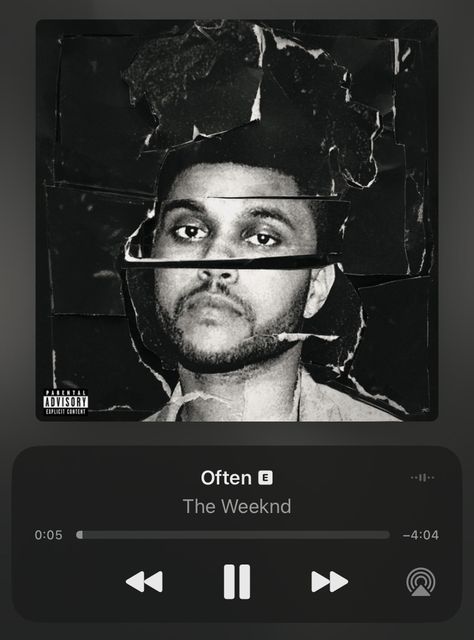 Often The Weeknd, Spotify Screenshot, Beauty Behind The Madness, Music Aesthetic, The Weeknd, The Weekend, Music Artists, Good Music, My Pictures