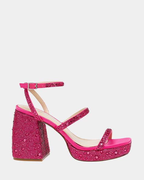 RHINESTONE STYLES – Betsey Johnson Pink Sparkly Heels, Heels Pearl, Ivory Pumps, Silver Wedding Shoes, Betsey Johnson Clothes, Hot Pink Heels, Sparkly Heels, Betsey Johnson Shoes, Rhinestone Shoes