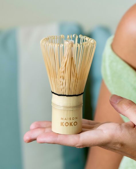 Introducing the Maison Koko 120-prong bamboo whisk - an artisanal tool crafted for the ultimate matcha experience ✨ Every detail of this whisk is designed to elevate your ritual, offering perfect froth, smooth blends, and unmatched precision. Made with 120 delicate prongs, it captures the essence of traditional craftsmanship while ensuring a luxurious texture for your matcha. Step into the art of matcha with Maison Koko—where precision meets elegance. Available to order from Friday, 4 Octob... Bamboo Whisk, Matcha Whisk, Matcha Bowl, Whisks, Milk Frother, Matcha, Ritual, Essence, Milk