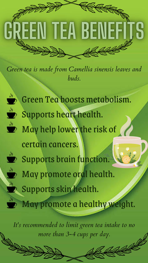 Surprising Health Benefits of Green Tea Green Tea Skin Benefits, Benefits Green Tea, Losing Weight With Green Tea, Green Apple Benefits, Benefits Of Matcha Green Tea, Health Benefits Of Green Tea, Green Tea Before Bed, Tea Facts, Apple Benefits