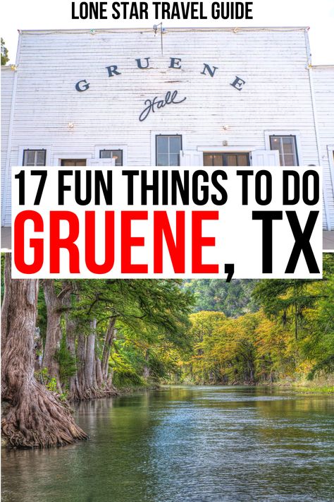 17 Great Things to Do in Gruene, Texas - Lone Star Travel Guide Canyon Lake Texas Things To Do, New Braunfels Texas Things To Do In, Texas Travel Weekend Getaways, Floating The River, Canyon Lake Texas, Gruene Hall, Gruene Texas, Hill Country Texas, Texas Vacation