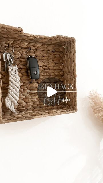 702K views · 15K likes | DIY - IKEA | IKEA hacks & creative ideas on Instagram: "Organize your keys in style with this IKEA hack by @lovinhope__! 🗝️ Ditch the cluttered key bowl and opt for a chic solution using a raffia serviette holder and hooks. 🌿 Ready to give it a try? #DIYIKEA #KeyOrganization

Explore @lovinhope__'s page for more DIY inspiration and budget-friendly decor ideas! ✨

©️ All Rights And Credits Reserved To The Respective Owners

👉  Follow @ikeacreativeideas
👉  Follow @ikeacreativeideas
👉  Follow @ikeacreativeideas
.
.
.
.
.
#ikeahack #ikea #ikeahacks #ikeadiy #ikeahome #ikeaideas #ikealover #interiordesign #interiorinspiration #interiorhacks #diy #diyhomedecor #diyideas #diyproject  #diyhomedecor #diyideas #diycrafts #home #storage #kitchendesign #kitchen #bedroom # Serviette Holder, Key Holder Diy, Key Bowl, Ikea Home, Key Storage, Budget Friendly Decor, Entryway Organization, Ikea Diy, Home Storage