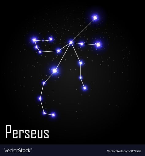 Perseus Constellation, Astronomy Quotes, Life In Space, Sky Vector, Stars Vector, Branches Of Science, Percy Jackson Wallpaper, Pop Up Art, Ancient Mythology