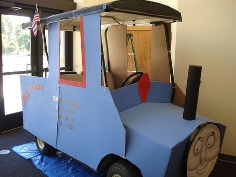 Golf Cart Parade Ideas | Recent Photos The Commons Getty Collection Galleries World Map App ... Golf Cart Train Decoration, Golf Cart Parade, Christmas Floats, Cardboard Train, Golf Cart Decorations, Circus Ideas, Gold Cart, Golf Cart Bodies, Golf Tips Driving