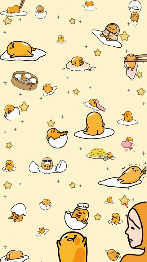 Gudetama Wallpaper Iphone, Iphone Wallpaer, Cute Gudetama, Gudetama Wallpaper, Sanrio Wallpapers, Cow Wallpaper, Poppy Wallpaper, Pikachu Wallpaper, Love Pink Wallpaper