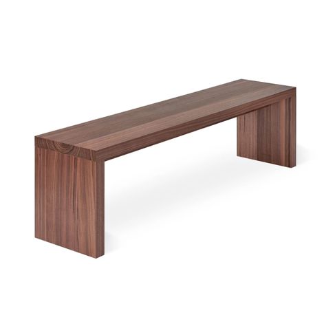 Plank Dining Bench in Various Colors – BURKE DECOR Plank Bench, Wooden Dining Bench, Modern Dining Bench, Plank Table, Kitchen Banquette, Into The Wood, Bedroom Seating, Bench Designs, Dining Table With Bench