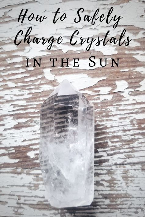 Sun Charging Crystals, Crystals That Charge In The Sun, Sun Safe Crystals, Crystal Powers, Crystal Magick, Chakra Meanings, Crystal Charging, Crystal Tips, Healing Chakras