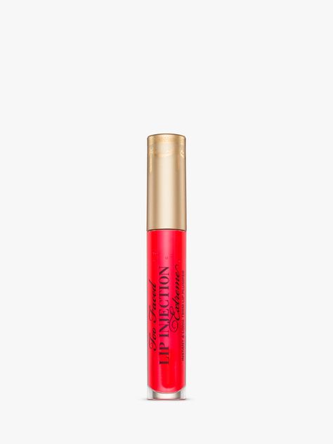 Glossy colour plumping gloss - it's our iconic, top-selling, Lip Injection Extreme, reimagined in colour! Lip Injection Extreme's breakthrough formula delivers both immediate and long term plumping, with scientifically proven, advanced lip-volumising technologies. How to use: Apply day and night to naturally and dramatically hydrate, nourish and increase lip volume. Two Faced Lip Injection, Extreme Lip Plumper, Too Faced Lip Injection, Lip Injection Extreme, Lip Augmentation, Kiss Pink, Pink Punch, Lip Injections, Lip Fillers