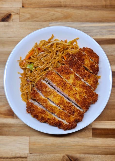 Crispy Pork Katsu - Homemade on a Weeknight Katsu Pork, Pork Katsu, Pork Dinner Recipes, Katsu Recipes, Breaded Pork Chops, Pork Recipes For Dinner, Juicy Pork Chops, Panko Crumbs, Pork Dinner