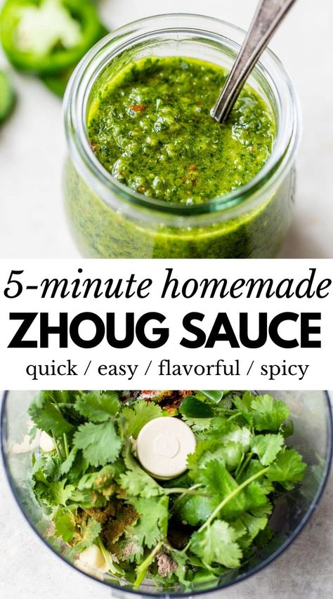 Zhoug Sauce, Chimichurri Sauce Recipe, Steak Sandwiches, Cilantro Sauce, Christmas Recipes Appetizers, Chimichurri Sauce, Green Sauce, Savory Vegan, Dish Recipes