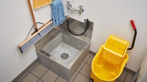 Utility Area, Mop Sink, Sink Installation, Office Cleaning Services, Floor Mop, Laundry Tubs, Farm Store, Basin Design, Office Cleaning