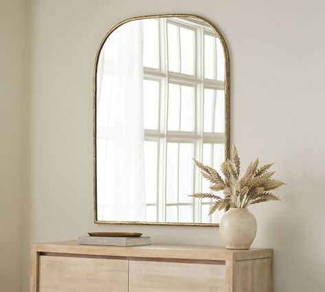 mirror | Pottery Barn Dining Room Mirror, Mirror Pottery Barn, Feature Mirror, Wall Decor Mirrors, Mirror Pottery, Console Mirror, Mirror Dining Room, Stylish Wall Decor, How To Clean Mirrors