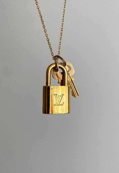 ASOS Marketplace | Buy & sell new, pre-owned & vintage fashion Padlock Necklace, Jewelry Logo, Room Inspiration Bedroom, Buy And Sell, Asos, Louis Vuitton, Vintage Fashion, Chain