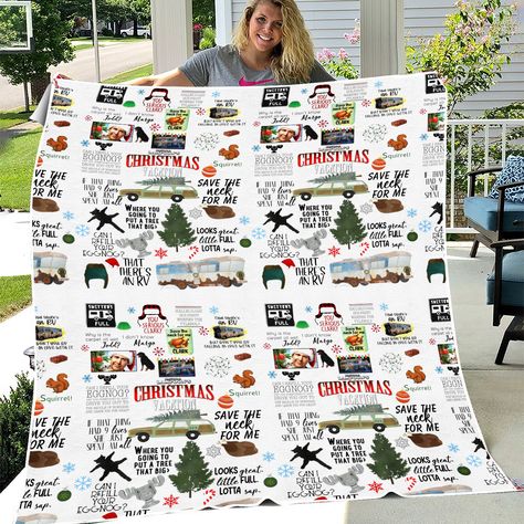 National Lampoons Christmas Vacation Sherpa Fleece Blanket