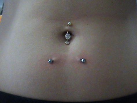 Stomach Piercings, Different Types Of Piercings, Dermal Piercing, Types Of Piercings, Lower Belly, Belly Piercing, Belly Button, Tattoos And Piercings, Belly Button Rings