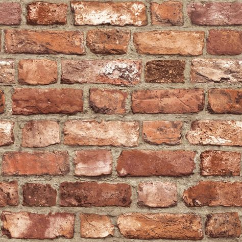 Brick Pattern Textured Brick Wallpaper, Red Brick Wallpaper, Faux Brick Wallpaper, Brick Pattern Wallpaper, Brick Effect Wallpaper, Red Brick Walls, Wallpaper Textured, A Brick Wall, Wallpaper Uk