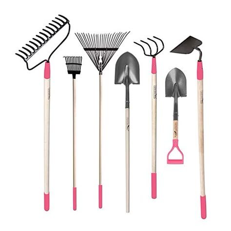 Girl Tools, Tools Tattoo, Pink Tools, Tattoo Garden, Garden Rake, Thriving Garden, Tools For Women, Garden Tool Set, Pink Power