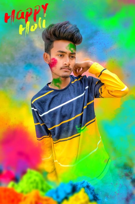 Holi photo editing Holi Ka Photo Edit, Holi Boy Pic, Holi Editing Photo, Holi Ka Background, Happy Holi Photo Editing, Holi Photo Editing, Holi Photography, Holi Background, Happy Holi Photo