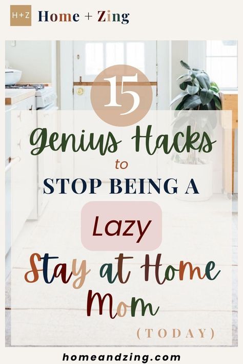 15+ Tips to Stop Being a Lazy Stay at Home Mom Today - The HoneyRoot Solo Mom, Mom Fail, Productive Moms, How To Overcome Laziness, Happy Homemaking, Mom Motivation, Mom Routine, Too Much Pressure, Motherhood Encouragement